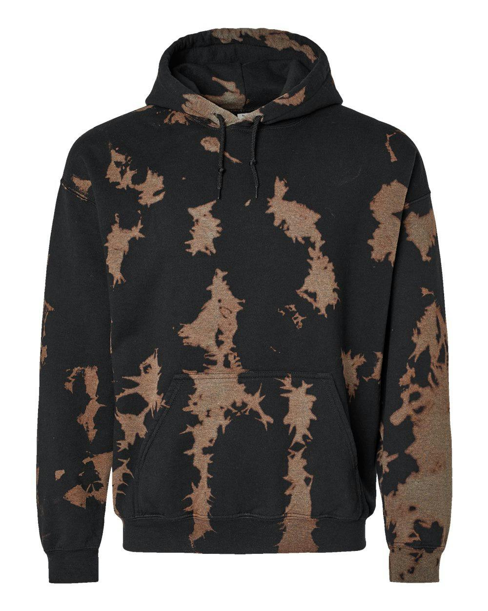 Essential Fleece Bleach Wash Hooded Sweatshirt [680BW]