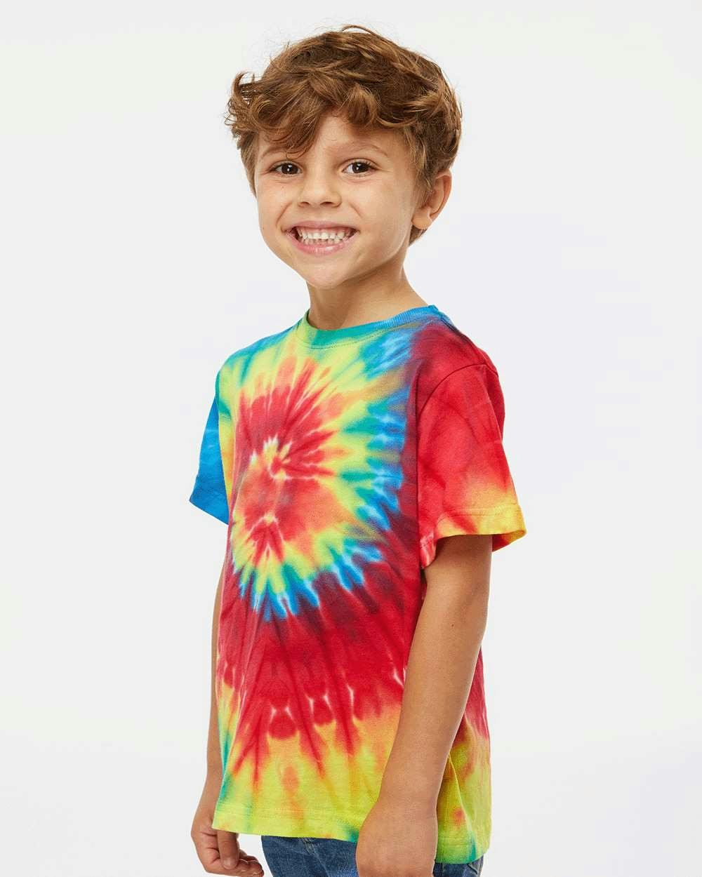 Toddler Spiral Tie-Dyed T-Shirt [330MS]