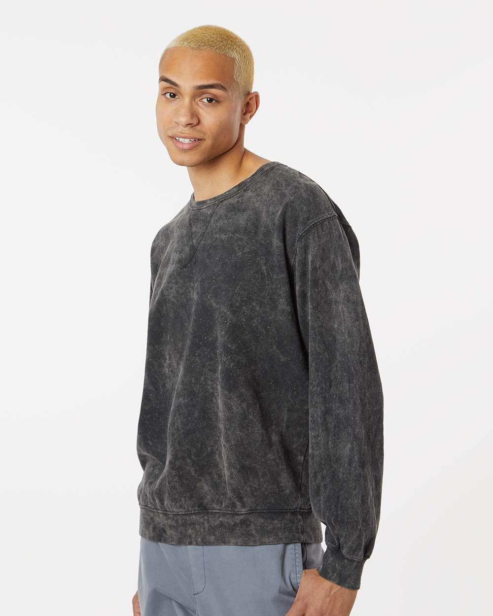 Premium Fleece Mineral Wash Crewneck Sweatshirt [845MW]