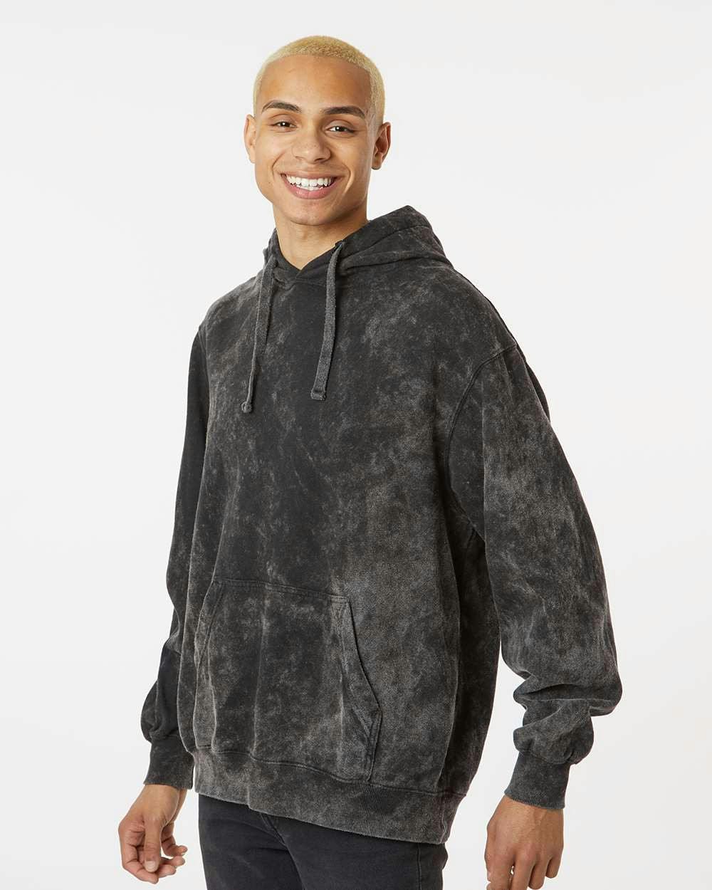 Premium Fleece Mineral Wash Hooded Sweatshirt [854MW]