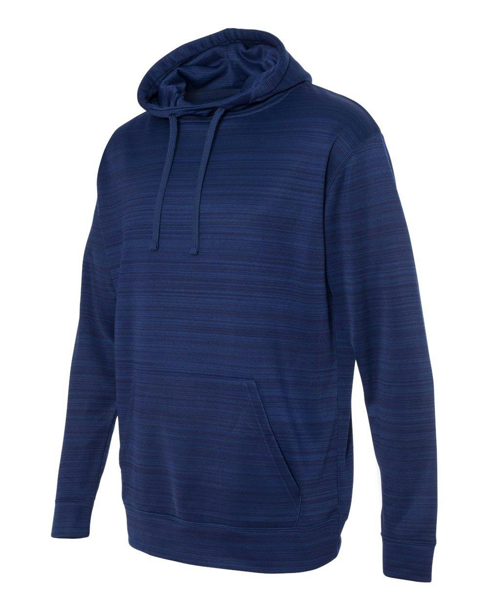 Odyssey Striped Performance Fleece Hooded Sweatshirt [8661]