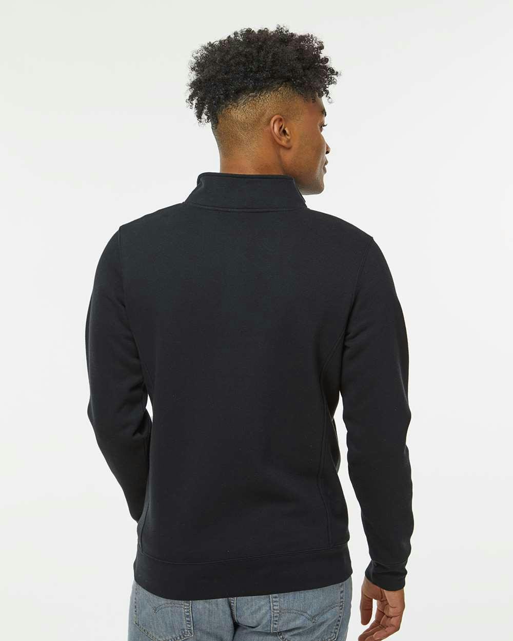 Heavyweight Fleece Quarter-Zip Sweatshirt [8717]