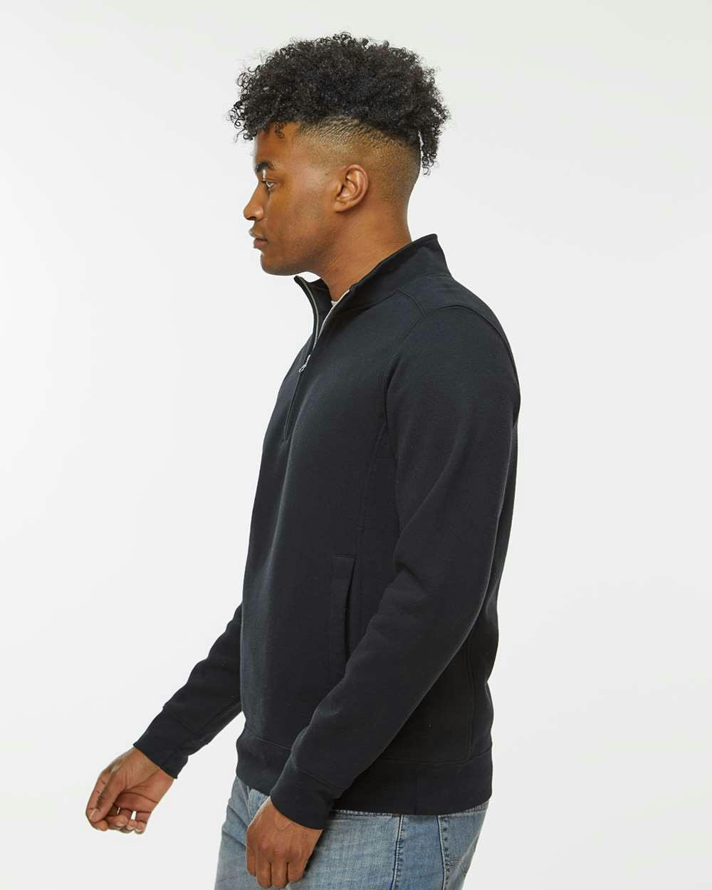 Heavyweight Fleece Quarter-Zip Sweatshirt [8717]