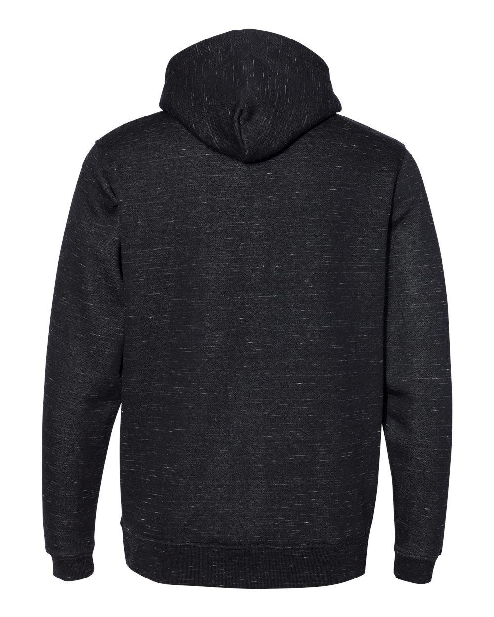 Mélange Fleece Hooded Sweatshirt [8677]