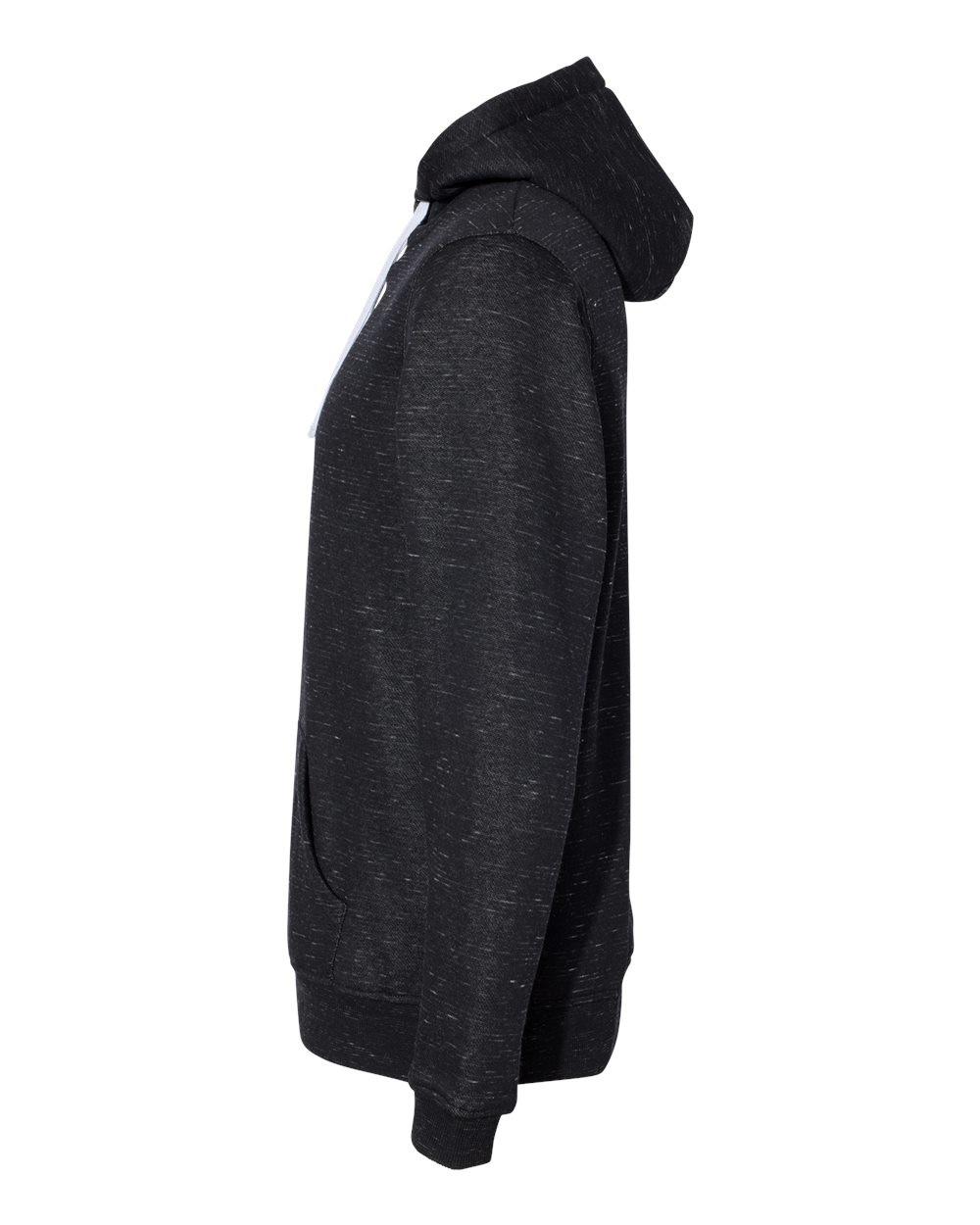 Mélange Fleece Hooded Sweatshirt [8677]