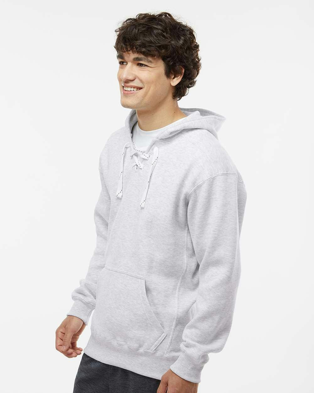 Sport Lace Hooded Sweatshirt [8830]