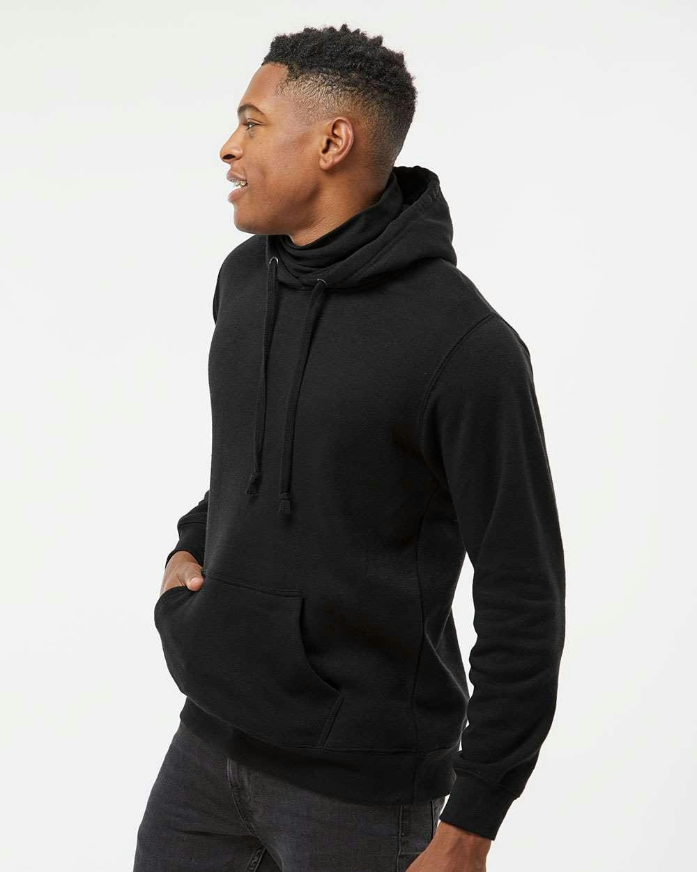 Gaiter Fleece Hooded Sweatshirt [8879]