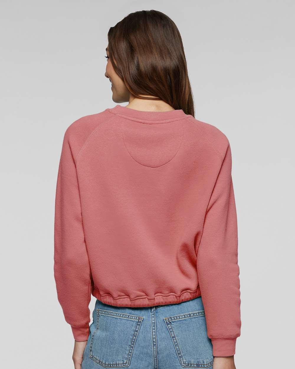 Women's Relaxed 3-End Boxy Fleece Crewneck Sweatshirt [3528]