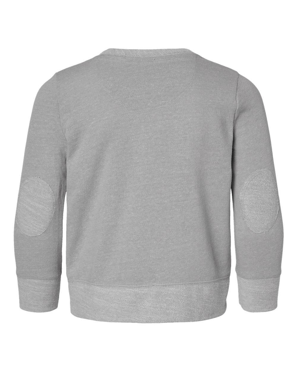 Youth Harborside Mélange French Terry Long Sleeve with Elbow Patches [2279]