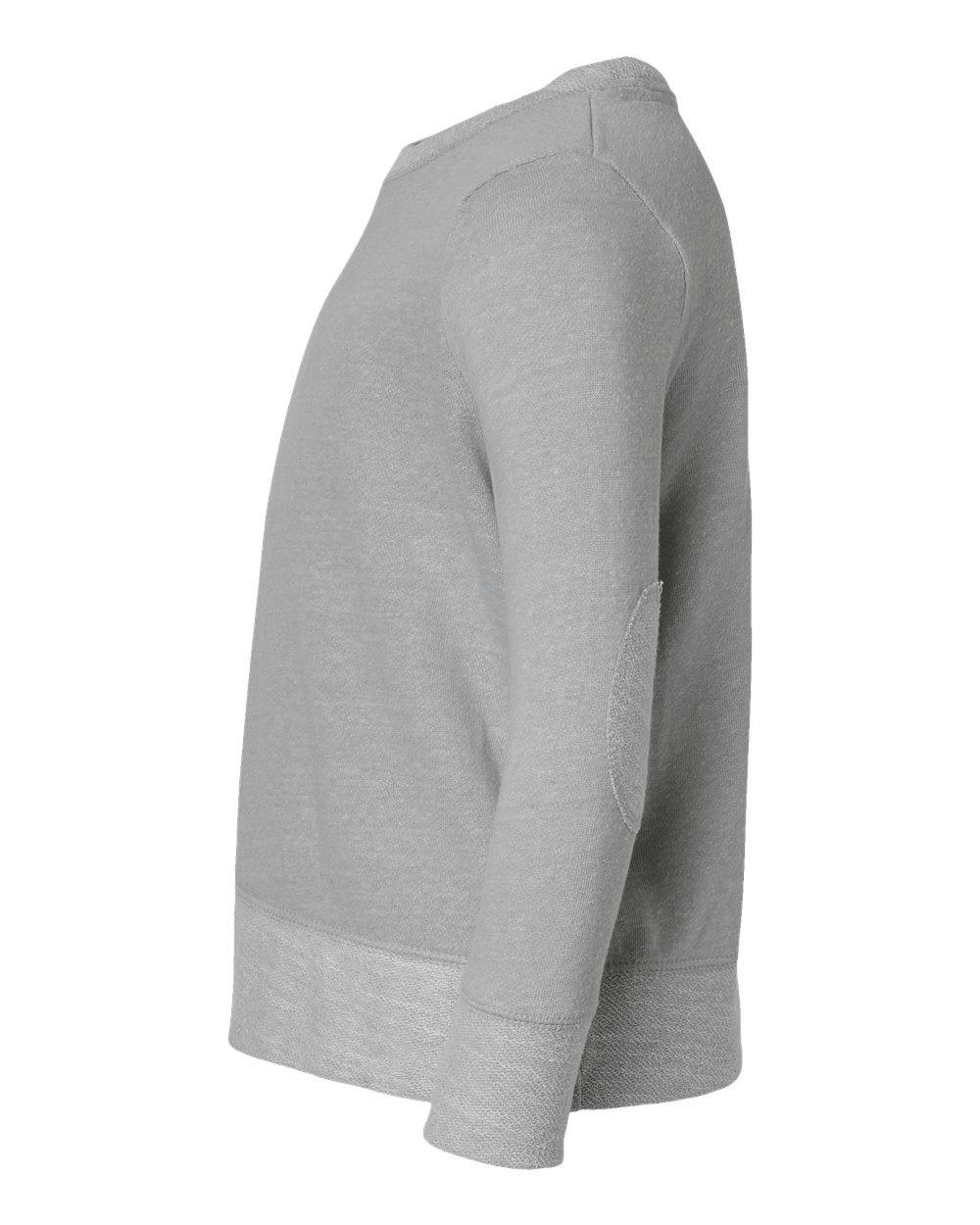 Youth Harborside Mélange French Terry Long Sleeve with Elbow Patches [2279]