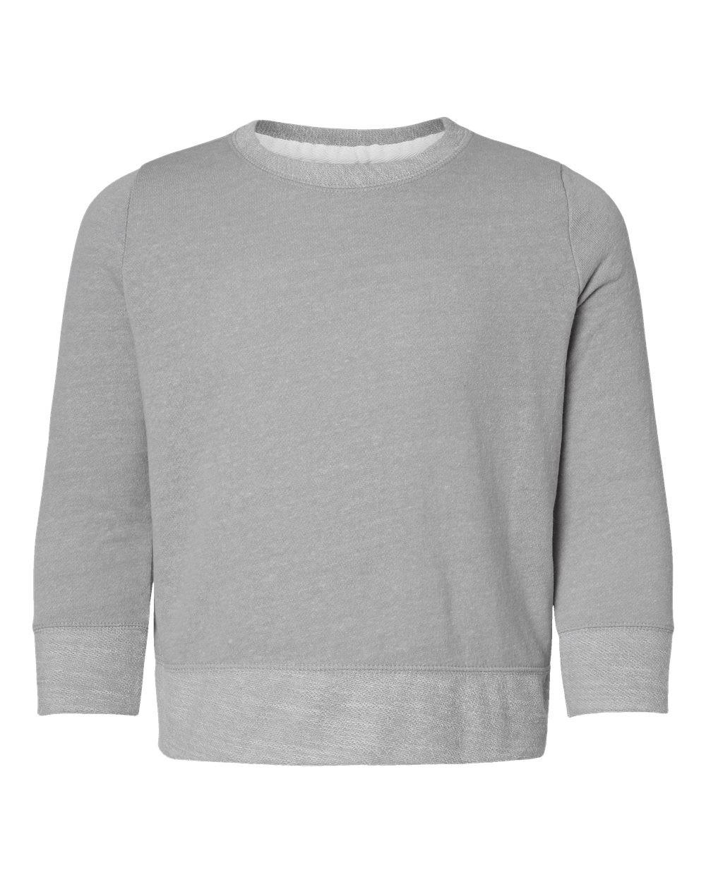 Youth Harborside Mélange French Terry Long Sleeve with Elbow Patches [2279]