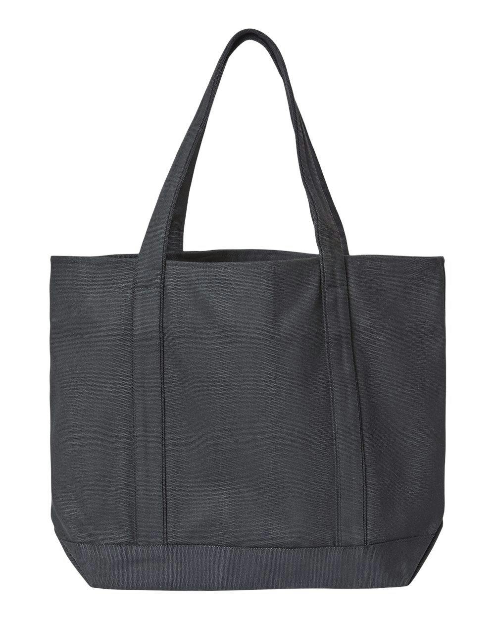 XL Zippered Cotton Canvas Resort Tote [8873]