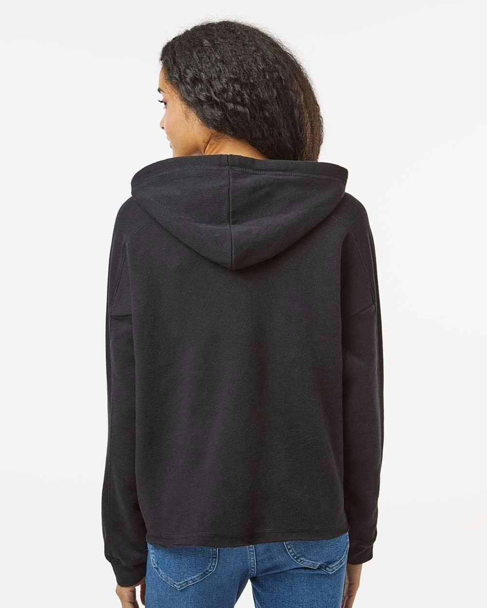 Women's Angel Fleece Crop Hooded Sweatshirt [W23101]