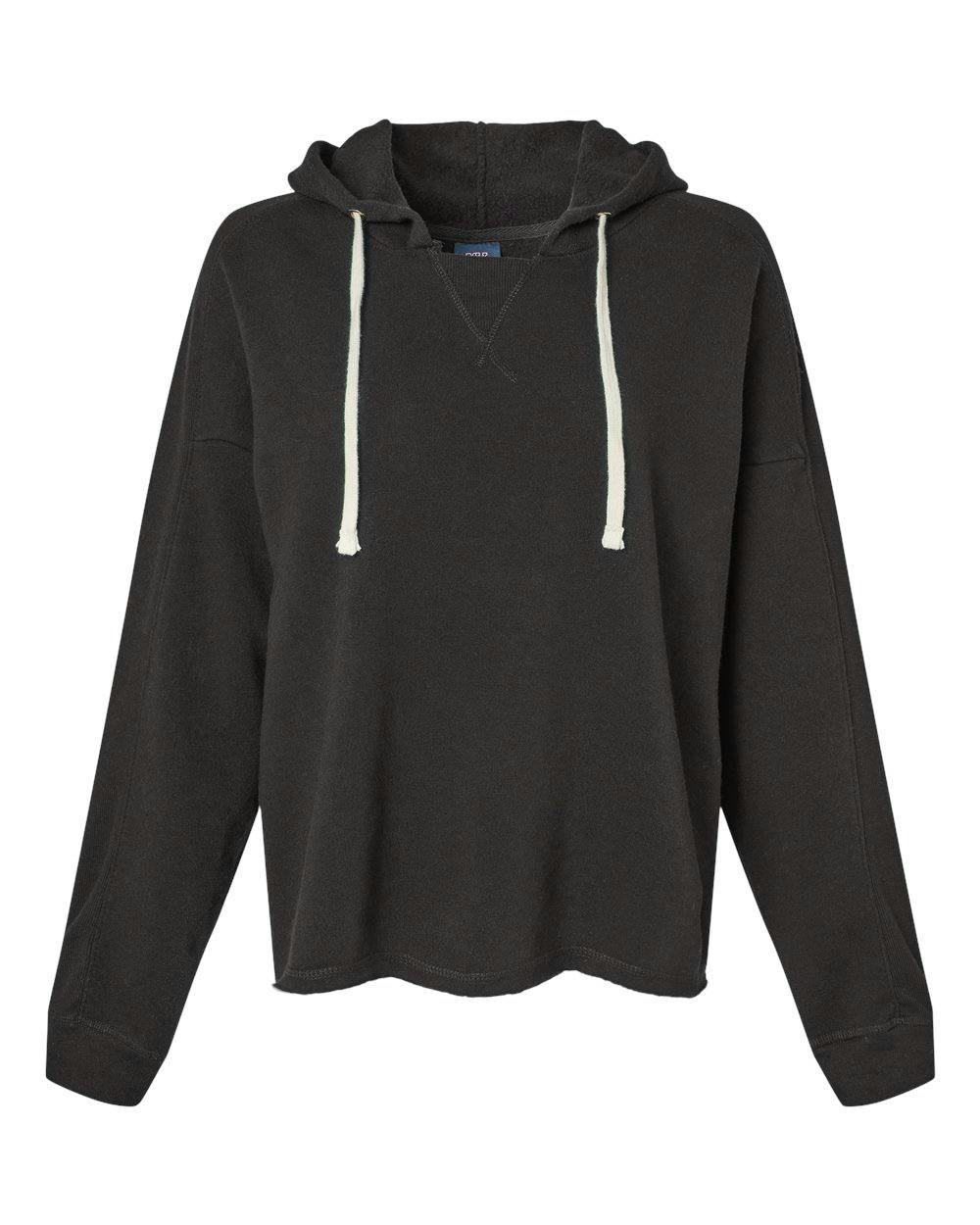 Women's Angel Fleece Crop Hooded Sweatshirt [W23101]