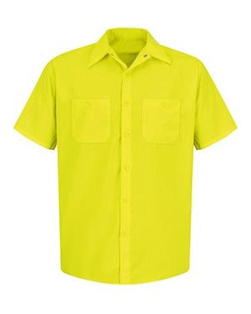 Enhanced Visibility Short Sleeve Work Shirt - Tall Sizes [SS24T]