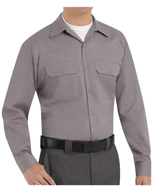 Utility Long Sleeve Work Shirt - Tall Sizes [ST52T]