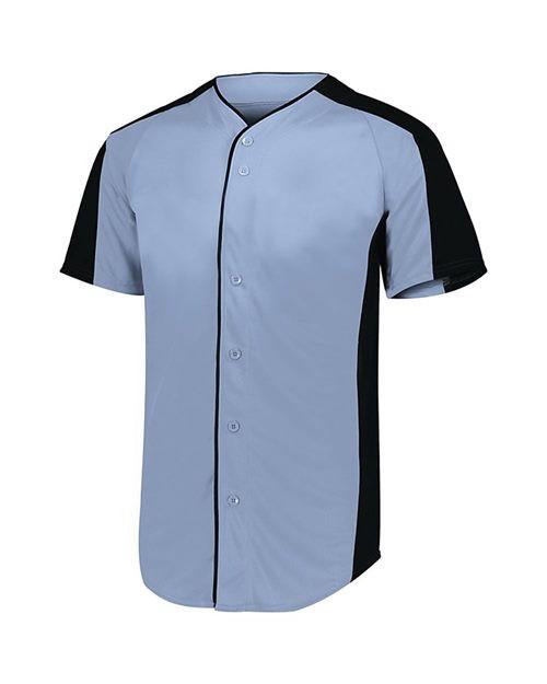 Youth Full Button Baseball Jersey [1656]