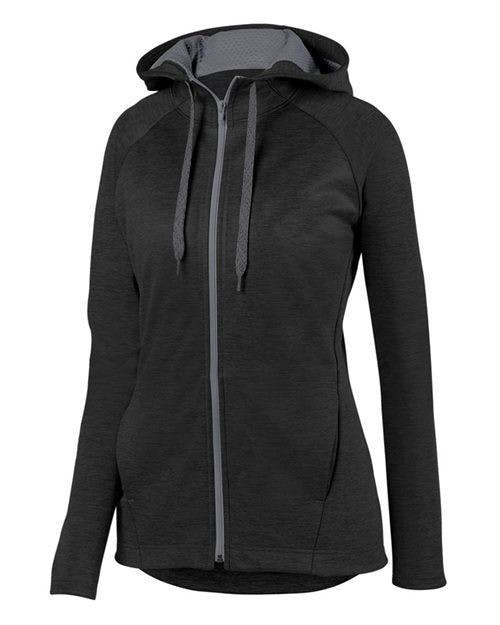 Women's Zoe Tonal Heather Full-Zip Hoodie [5558]